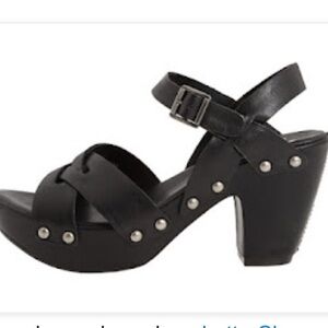 Kork-Ease Black the Deborah sandals: genuine leather size 8